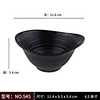 melamine bowls black